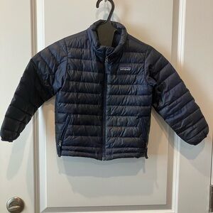 Patagonia Kids Dark Blue Puffer Jacket